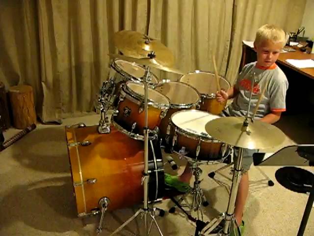 Blake drumming 2009 08