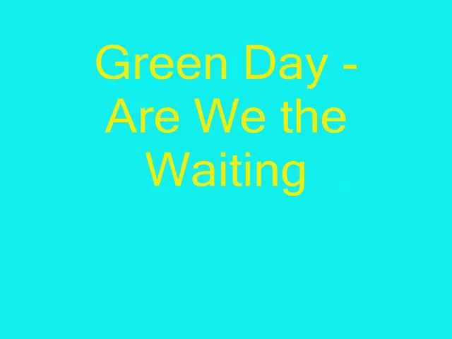 Green Day – Are We the Waiting: Drum Cover for Students