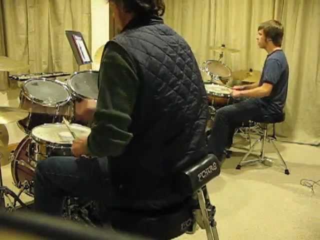 Jon Powers & Will Robison drum set jam